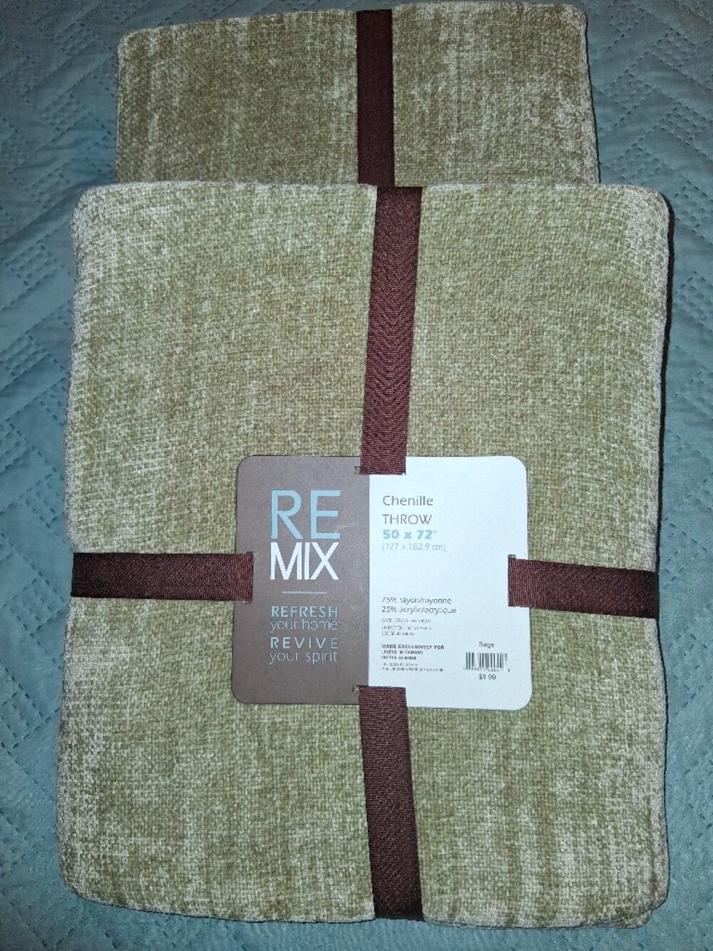 NEW! 2 Chenille Throw Blankets